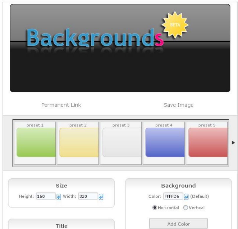 Web 2.0 Background Generator