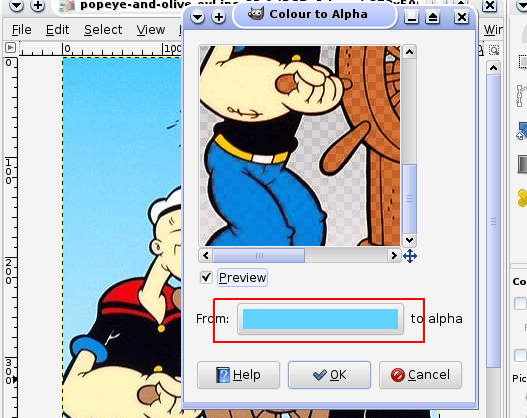 GIMP-Choose-Transparency-Colour