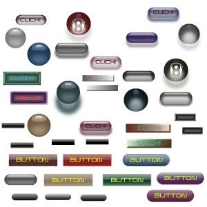 Free GIMP Button Brushes