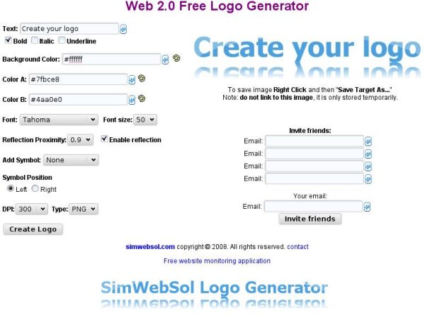 Create and Design Web 2.0 Logos Free
