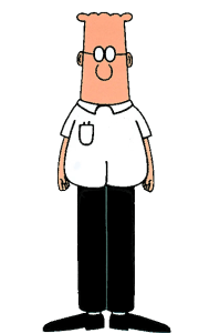 Dilbert Tieless