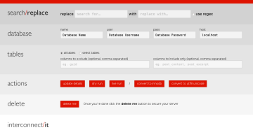 Interconnect it Search and Replace DB Version 3