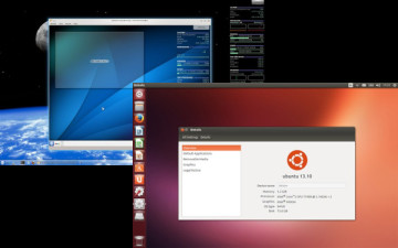 kubuntu 13:10 and Ubuntu 13:10 Desktop Screenshots