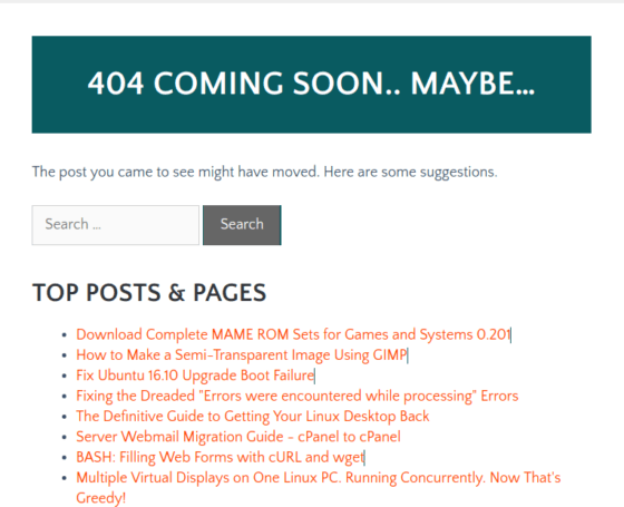 Make a Useful WordPress 404 Page